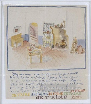Abstracto famoso Painting - Cocina provenzal 1916 Cubismo
